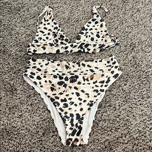Aerie Leopard Print Bikini Set